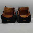 JOEJOY Elevated Dog Car Seat for Small/Medium Dogs up to 35 lbs, Memory Foam Booster Seat with Detachable Washable Cover, Travel-Safe Car Bed with Safety Belts & Storage Pockets, Brown