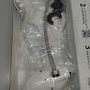 LUXE Bidet NEO 185  Dual Nozzle, SelfCleaning, NonElectric Bidet Attachment for Toilet Seat, Adjustable Water Pressure, Rear & Feminine Wash (White)