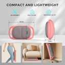 Music Boxing Punching Machine for Adults, Taekwondo Kick Pad Training Machine with LED Electronic Bluetooth Music &Counter9 Modes & 9 Speeds Martial Arts Training Equipment & Taekwondo Sparring Gear (Moderate-pink)