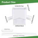 Downspout Diverter, Pathneer Rain Barrel Diverter Kit Fits for 3"x4" Downspout, Rainwater Collection System with Dual Outlet Design and 5ft Extension Tube, Diverts Water into Rain Barrel