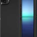 for iPhone 16e Case Shockproof Dust/Drop Proof 3-Layer Full Body Protection [Without Screen Protector] Rugged Heavy Duty Cover Case for Apple iPhone 16e 6.1" 2025,Black