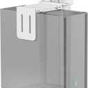 monTEK Heavy-Duty Under Desk PC Mount-No Drilling Installation, Adjustable PC Mount with Protective Pads, Supports up to 66lbs,16.1"-25.6" H, Ideal for Office Home Classroom,White