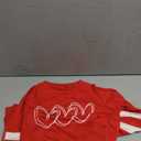 Ithalt Kids Valentine Shirt Girls Valentines Shirts Cute Heart Graphic Long Sleeve Tee Tops (ARed3,130)
