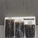 Comenzar Flameless Candles Battery Operated Candles Pine Bark Effect Real Candle Flickering 3D Wick Electric Home Decor Festival LED Candle with Timer 3Pack (Dark Brown)