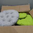 Tinideya 24 Pcs Round Floor Cushions Floor Pillows Meditation Seat Pillows Flexible Seating for Adults Kids, Chair Cushions for Classroom, Nursery, Living Room, Yoga (Small 11.8 Inch, Multi Color)