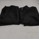 NICETOWN Pitch Black Solid Thermal Insulated Grommet Blackout Curtains/Drapes for Bedroom Window (2 Panels, 42 inches Wide by 63 inches Long, Black)