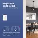 Aqara Smart Light Switch (with Neutral, Single Rocker), Requires AQARA HUB, Zigbee Switch, Remote Control and Set Timer for Home Automation, Compatible with Apple HomeKit, Alexa, Google Assistant