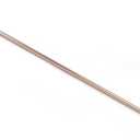 Fantasia Spring Tension Curtain Rod for windows, 18"- 28" adjustable width, 7/16" Diameter - Brass - Tension Mount Telescoping Rod Easy to Install Tool-Free Installation