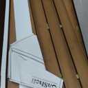 Wire Shelf Covers, Bamboo Wire Rack Covers for Pantry, Closet (4pcs, 22" W x 12" D)