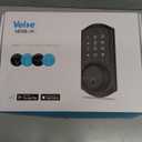 Veise VE06-H Smart Front Door Lock Set, App Control, Keyless Entry Deadbolt with Lever Handle, Electronic Digital Touchscreen Keypad, Auto Lock, Easy Install, Satin Nickel