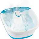 Homedics Bubble Mate Foot Spa, Toe Touch Controlled Foot Bath with Invigorating Bubbles and Splash Proof, Raised Massage Nodes and Removable Pumice Stone