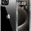HOOMIL Crystal Clear Case for iPhone 15 Pro Phone Cover | 6.1-Inch, Anti-Yellowing, Drop Protection, Anti-Scratch, Transparent, Hard Back