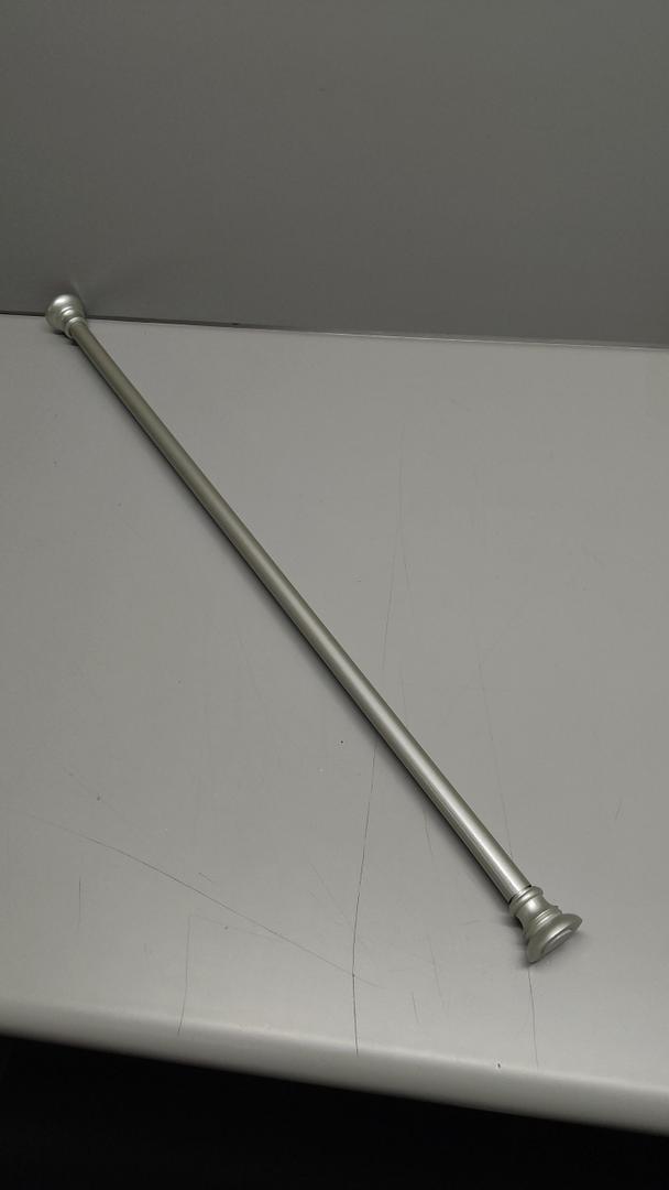 Gray Pole Curtain 28 cm extends to 52 cm