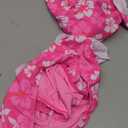 blibean Teen Girl Swimsuits Two Piece Bikini Sets with Chest Pad Size 6-15 Years (Rose Pink)