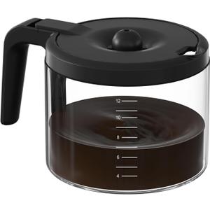 12-Cups Coffee Pot Replacement Compatible with Keurig 5000 K-Duo Essentials & K-Duo Essentials Hot & Cold Brewer Models (NOT Fit K-DUO 5100 Single Server Model)
