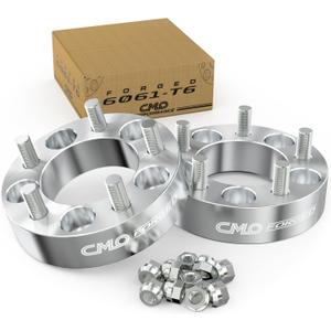 Customadeonly Forged 5x127 (5x5) Wheel Adapters 38mm (1.5 Inch) (2pcs, 78.4mm Bore, 1/2" Studs) Compatible with Jeep Wrangler JK/JL 20072018, Grand Cherokee WJ/WK 19992010