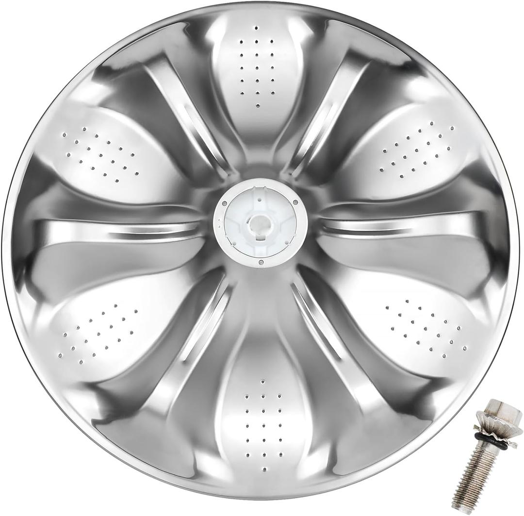 AGZ72909711 Agitator Plate without Washer Pulsator Cap Compatible with lg Washer AGZ72909713 Washplate Pulsator Assembly Washer Parts Replacement Part Number: AGZ72909702, PS12588963