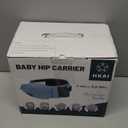 HKAI Baby Hip Carrier,Baby Carrier with Adjustable Waistband & Breathable Mesh, Ergonomic Carrier with Non-Slip Hip Seat Surface for Newborns & Toddlers, Light Blue