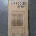 Uthfy Swamp Cooler Air Conditioner, Evaporative Air Cooler with 5.3 Gallon Water Tank, 4 Ice Box, Remote, 12H Timer, 120Oscillation, Portable Cooling Fan with 3 Speeds for Bedroom Home Office, Model: JH-310Y