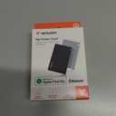 Verbatim My Finder Wallet Tracker  Thin, Rechargeable Bluetooth Card Locator for Wallets, Luggage Tags and More, Compatible with Apple Find My (iOS Only), 2-Pack, Black and Silver