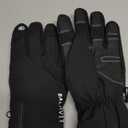 -10 Waterproof Winter Gloves for Men & Women, 5-Layer Ski & Snow Gloves for Cold Weather, Breathable Warm Gloves with Touch Screen Fingers (X-Large, Black)