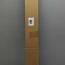 LazBlinds No Tools No Drill Bamboo Roller Shades, Cordless Bamboo Blinds, Light Filtering Roll Up Blinds for Windows, French Door, Porch or Patio Privacy Screen, 33'' W x 64'' H, Brown206