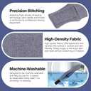 Quiet Ears for Dogs, Dog Calming Hoodie, Adjustable Dog Ear Muffs for Noise Protection, Ear Wrap Head Cover (L-Head Circle(17.7"~23.6"), Purple)