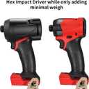 M18 Fuel 1/4" Hex Impact Driver Protective Boot 49-16-2953,Compatible with M18 Fuel GEN-4 Impact Driver Rubber Protective Boot (2953-20)