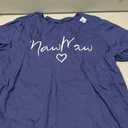 Mawmaw Gifts for Women Grandma Heart Mother's Day Mawmaw T-Shirt (Blue, XXL)