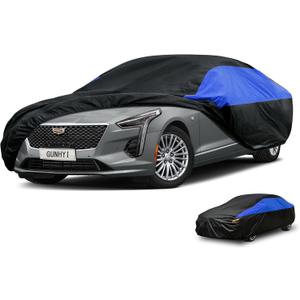 Cadillac Car Cover Custom Fit Cadillac CTS (2003-2014) Waterproof All Weather, Lightweight Full Car Cover Outdoor Sun UV Rain Dust Snow Wind Protection.