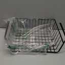 Undershelf Storage Basket Under Shelf Wire Basket Household Metal Under Shelf Hanging Storage Bin Basket Slides Under Shelves for Storage Space Saving for Kitchen Pantry Bookshelf (Medium, 2 PCS)