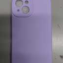 ORNARTO Compatible with iPhone 17 Case 6.3, Slim Liquid Silicone 3 Layers Full Covered Soft Gel Rubber Phone Case Protective Cover 6.3 Inch, Lavender