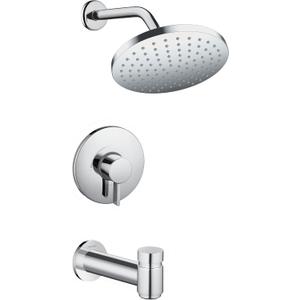 hansgrohe Vernis Blend Shower Set 1.75 GPM, 1-Spray Full Shower Trim Kit in Chrome, 04956000