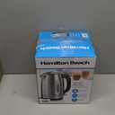 Hamilton Beach Electric Tea Kettle, Water Boiler & Heater, 1.7 Liter, Cordless Serving, 1500 Watts for Fast Boiling, Auto-Shutoff and Boil-Dry Protection, Stainless Steel with LED Light Ring (41037) (1.8 Quarts)