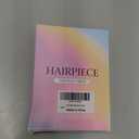 CJL HAIR 2PCs Small Cute Messy Bun Hair Piece for Thin Hair Women Mini Synthetic Curly Bun Scrunchies Updo Hairpieces Middle Grey