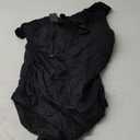 Tempt Me Women One Piece Swimsuits Tummy Control One Shoulder Bathing Suits Ruffle Swimwear (Black)