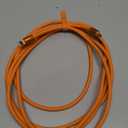 LISEN for iPhone Air 17 Charger Cord USB Cable 10FT, Chubby 100W Soft Silicone USB C to USB C Fast Charging Cable, Long USBC to USBC for iPhone 17 16 15, Samsung S25, MacBook Pro/ Air, Orange