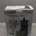 Juicer Machines with 5.8" Large Feed Chute, Cold Press Juicer for Whole Vegetables and Fruits 400W, Slow Masticating juicer Easy to Clean Juice Extractor Machine High Juice Yield (Titanium Gray)