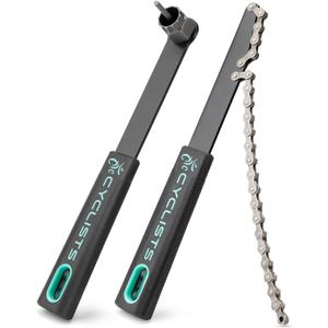 cyclists Cassette Removal Tool Sets - Chain Whip & Lock Ring Tool for Shimano HG Cassette/Freewheel Install Removal MTB Road Bike 7 8 9 10 11 Speed