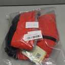 ASENKU Reflective Dog Coat with Built-in Harness, Windproof Fleece-Lined Dog Jacket for Small, Medium, Large Dogs, Warm Winter Vest with Turtleneck & Zipper (Red L)