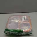 Palksky Lunch Box Containers Stainless Steel, Bento Lunch Box for Adults Men Women, 3-Compartments Metal Food Storage Containers with Leakproof Lids for Travel Picnics Office (1 Pack)