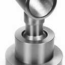 VIBORG Solid 304 Stainless Steel Casting Adjustable 360 Degree Wall Mount Handheld Shower Head Holder Hand Shower Bracket