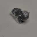 Nylon Twin Wheel Swivel Caster 1-7/8 Threaded Stem Plant Pot Caddy Wheel Black, 4 Packs