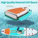 XHYCPY Inflatable Stand Up Paddle Board with SUP Accessories, Anti-Slip EVA Deck, 104 Inflatable Paddle Boards for Adults and Youth of All Skill Levels