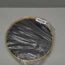 10" Oak Wood Decorative Tray for Home Decor, Tray for Coffee Table Decor Perfume Nightstand Vanity Bathroom Trays for Counter Candle Jewelry Makeup Farmhouse Table Centerpiece for Dining Room Gold