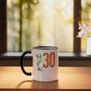 Star Wars Yoda 30th Birthday Ceramic Mug, Black/White