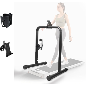Walking Pad Handle Bar, Up to 21.5", with Phone and Water Bottle Holders