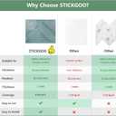 STICKGOO 10 Sheets Thicker Herringbone Peel and Stick Backsplash, 12.69.7 Stick on Wall Tiles, Self Adhesive Tile Sticker for Kitchen Backsplash and Bathroom, Blue Teal