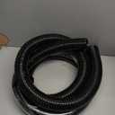 Pond Tubing 1 1/4"Id Black Plastic Corrugated Water Hose Strong Flexible Sump Pump Drain Hose Pipe 10Ft