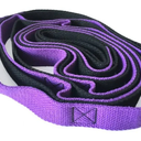 Stretching Strap Yoga Strap – Durable Non-Elastic Design with 10 Loops,Yoga Stretch Straps Ideal for Flexibility Improvement, Pilates, and Post-Workout Relaxation